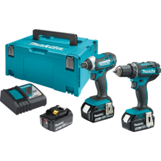 Makita Set Aku bušilica DDF482 + Udarni odvijač DTD152, DLX2127TJ1