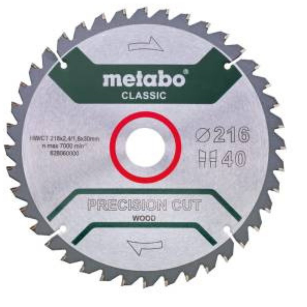 Metabo - List za kružnu testeru 216mm 40z - 628060000