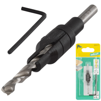 wolfcraft-burgija-za-predbusenje-sa-upustacem-4-5-7-11mm-2511000