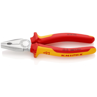 Knipex - Klešta kombinovana 1000v VDE 180mm - 03 06 180