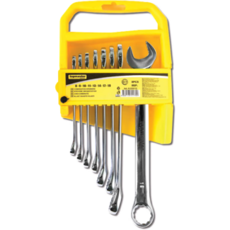 TopMaster - Set okasto-viljuškastih ključeva CrV 8-19mm, 8 kom. - 235112