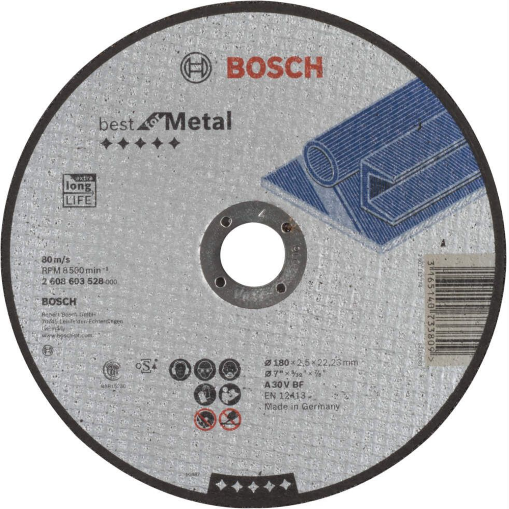 Bosch - Rezna ploča ravna Best for Metal 180 - 2608603528
