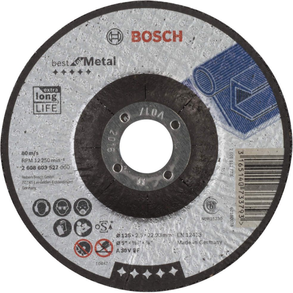 Bosch - Rezna ploča ispupčena Best for Metal 125 - 2608603527