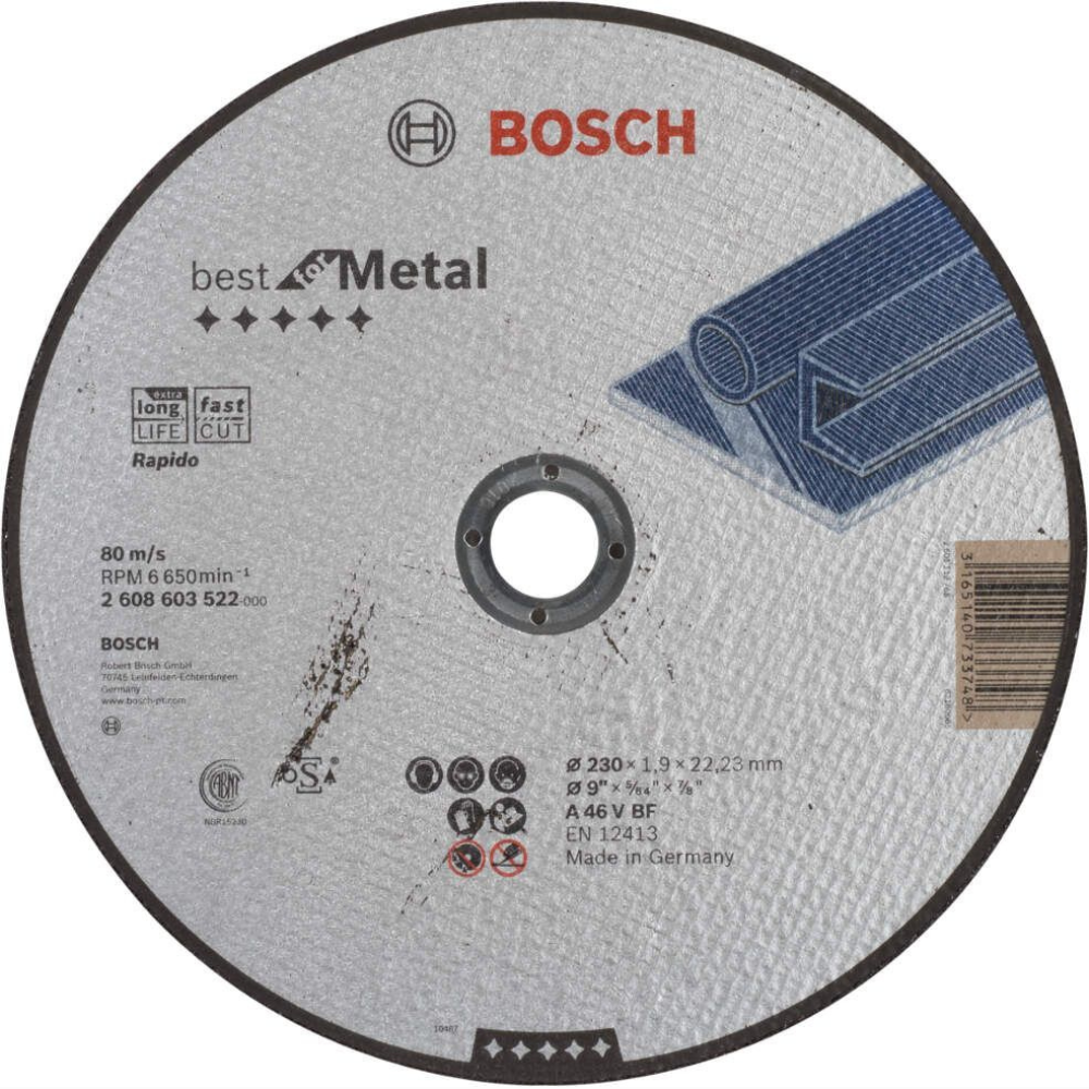 Bosch - Rezna ploča ravna Best for Metal - Rapido 230 - 2608603522
