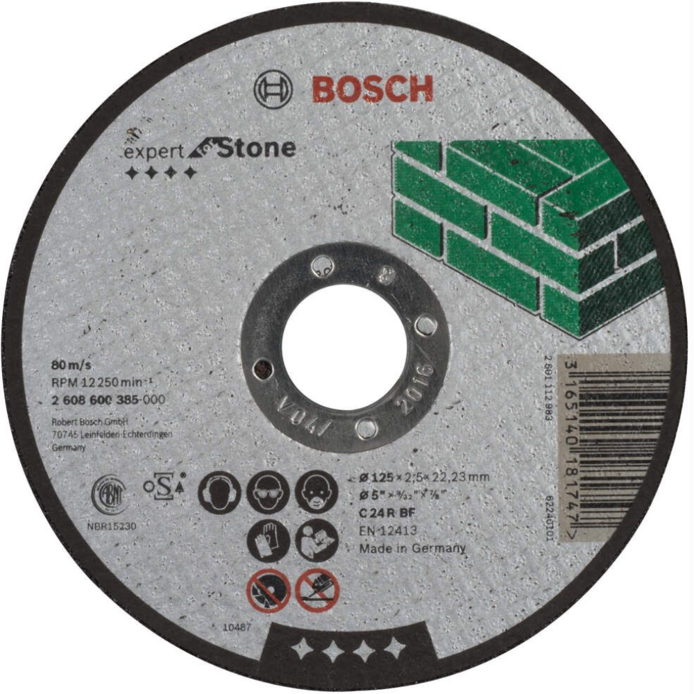 Bosch - Rezna ploča ravna Expert for Stone 125 - 2608600385