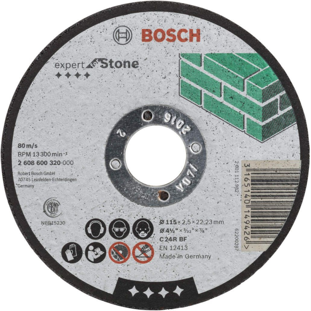 Bosch - Rezna ploča ravna Expert for Stone 115 - 2608600320