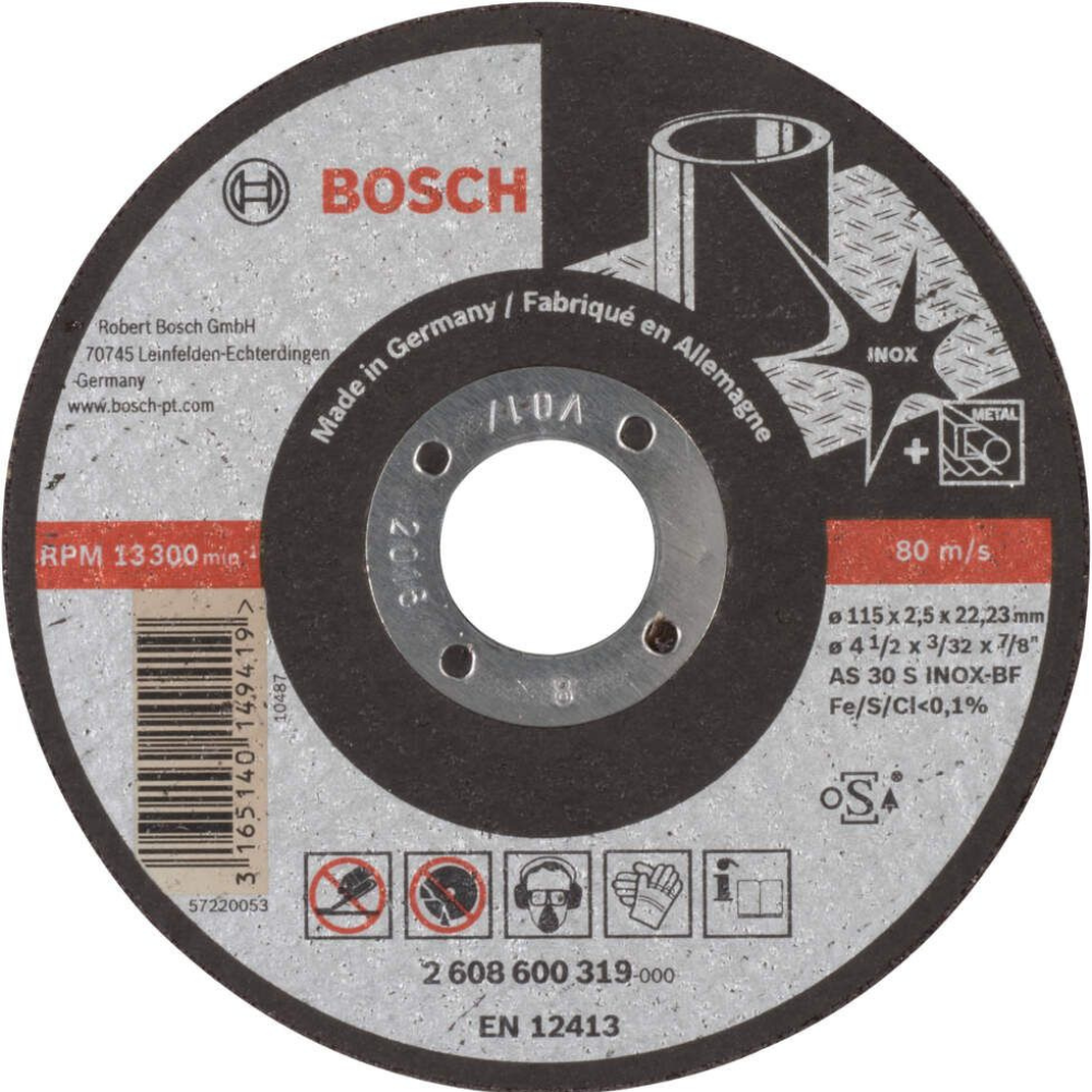 Bosch - Rezna ploča ravna Expert for Inox 115 - 2608600319