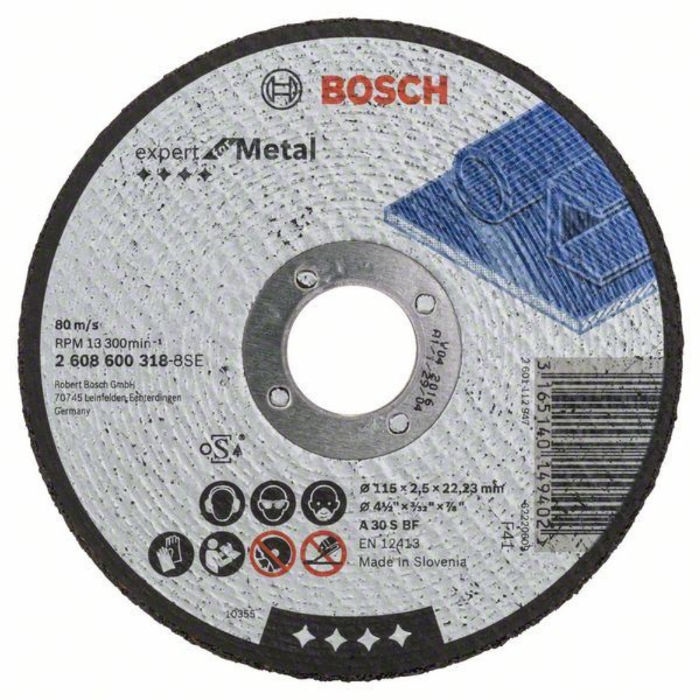 Bosch - Rezna ploča ravna Expert for Metal 115 - 2608600318