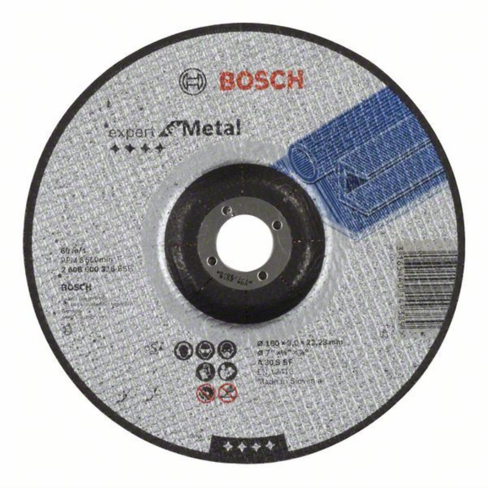 Bosch - Rezna ploča ispupčena Expert for Metal 180 - 2608600316