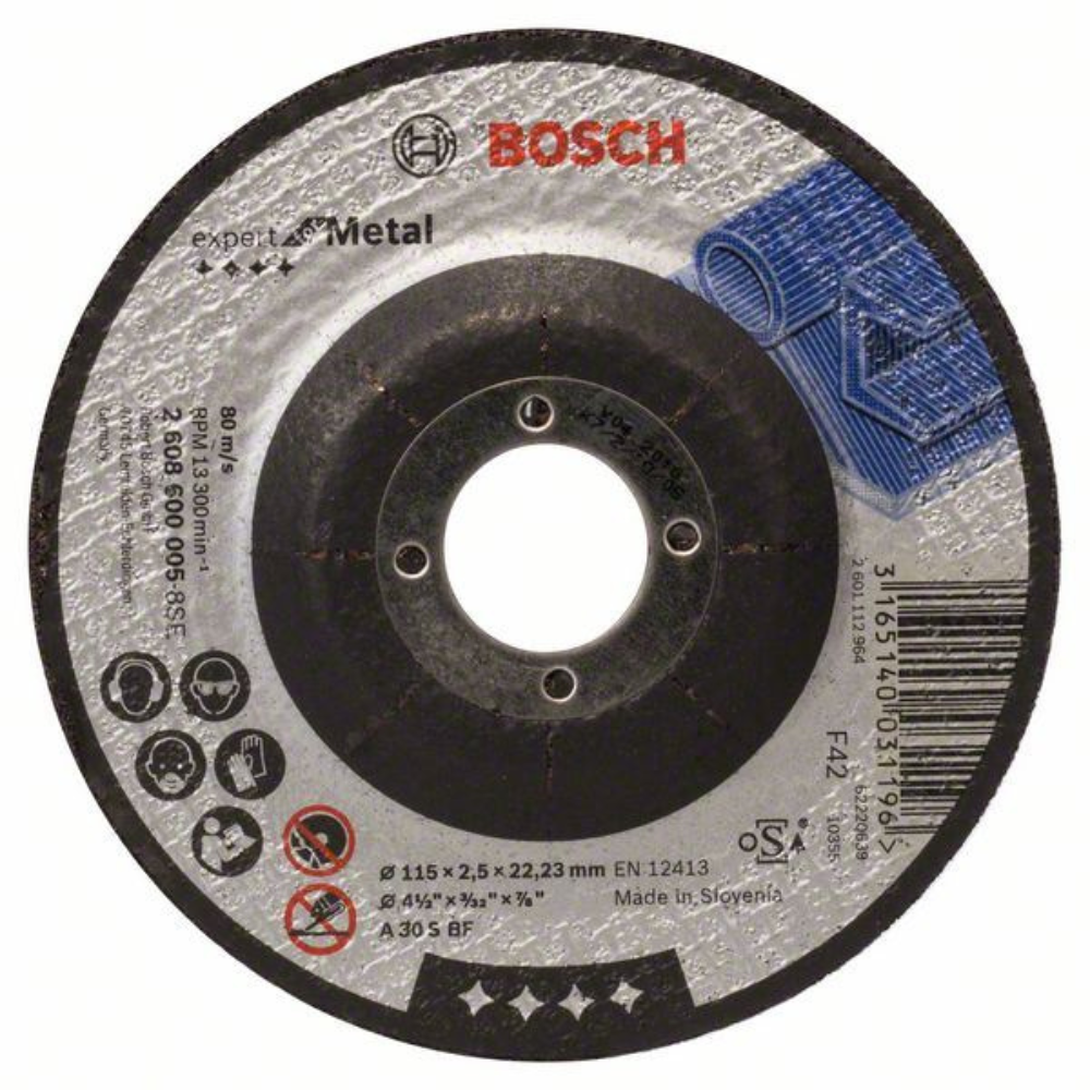 Bosch - Rezna ploča ispupčena Expert for Metal 115 - 2608600005