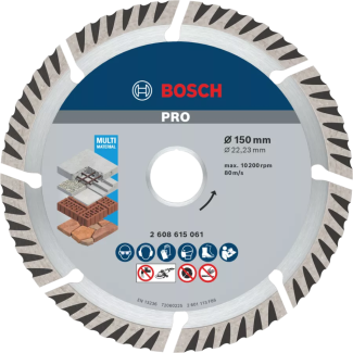 Bosch - Dijamantska rezna ploča Standard for Universal 150x22,23 - 2608615061