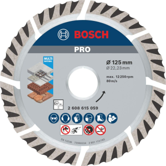 Bosch - Dijamantska rezna ploča Standard for Universal 125x22,23 - 2608615059
