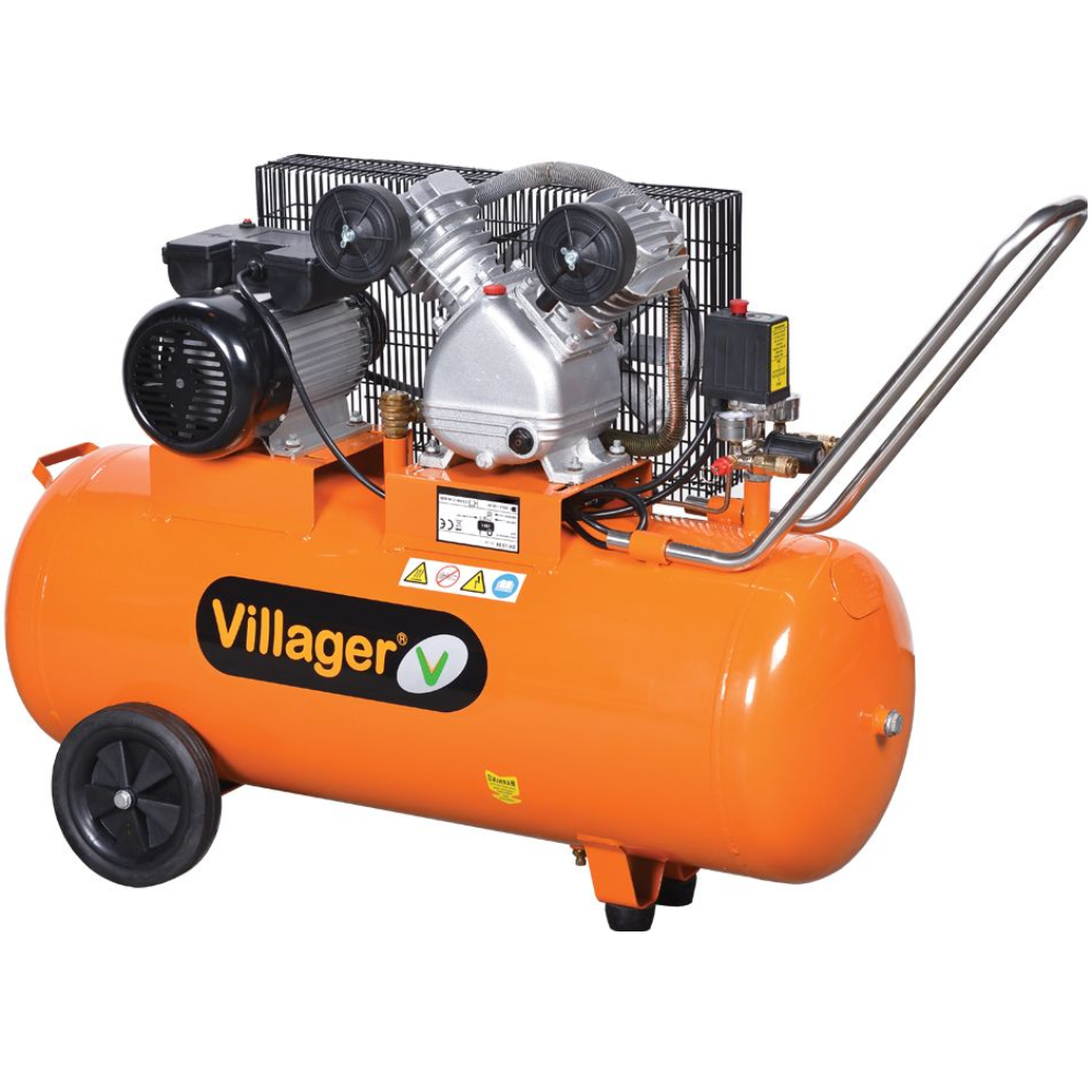 Villager - Kompresor 100 l V Motor- VAT VE-100 L - 020183