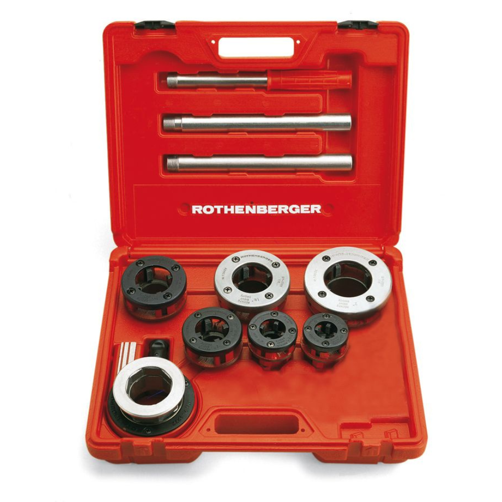 Rothenberger - Set ručnih nareznica u koferu sa račnom SUPER CUT 1/2-2” - ROT 7.0892X