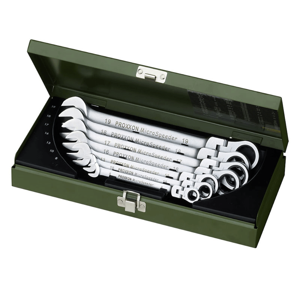 Proxxon - Set ključeva zglob sa čegrtaljkom 8-19 Micro speeder - P23068
