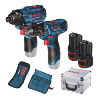 Bosch Akumulatorska bušilica-šrafilica GSR120-LI + udarni osvijač GDR 120-LI, 06019F0003