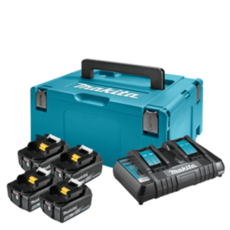 Makita LXT set BL1850Bx4 - DC18RD, 197626-8