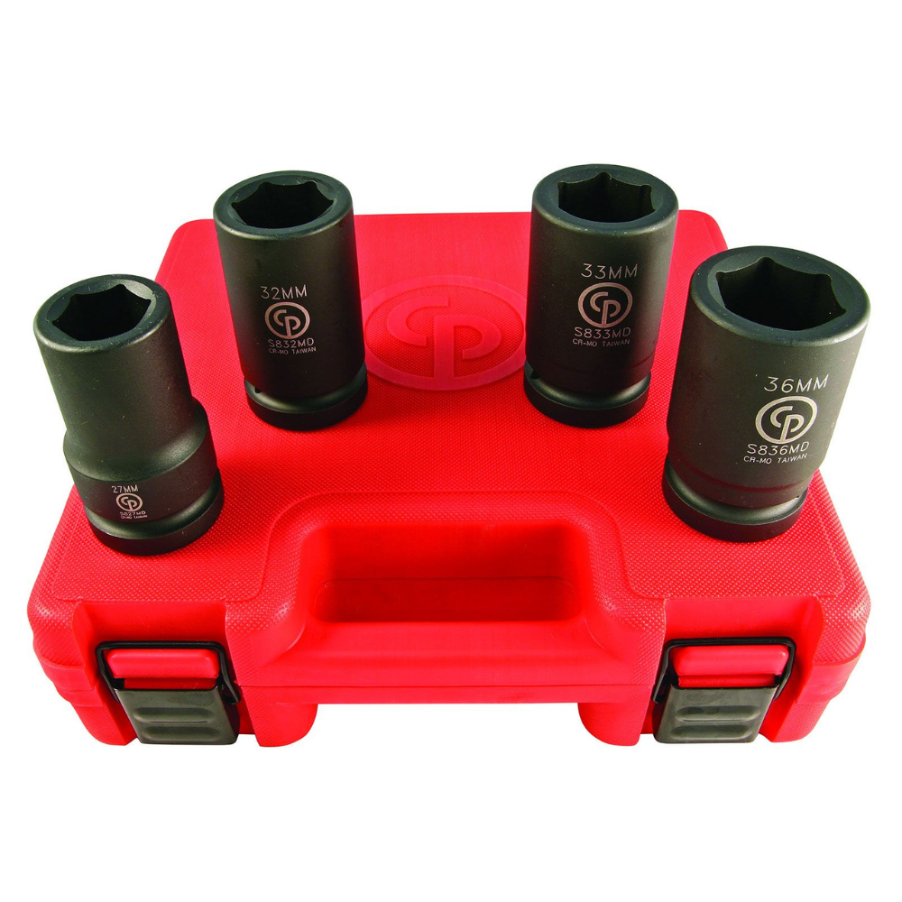 Chicago Pneumatic - Nasadni ključevi set – duboki 1″ - SS814D