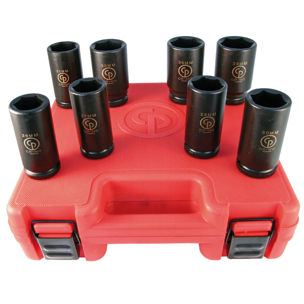 Chicago Pneumatic - Nasadni ključevi set – duboki 3/4″ - SS618D