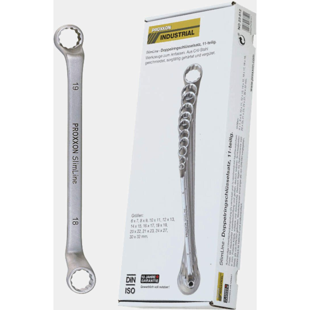 Proxxon - Slim-Line-set obostrano okastih ključeva 6mm-32mm - 23812