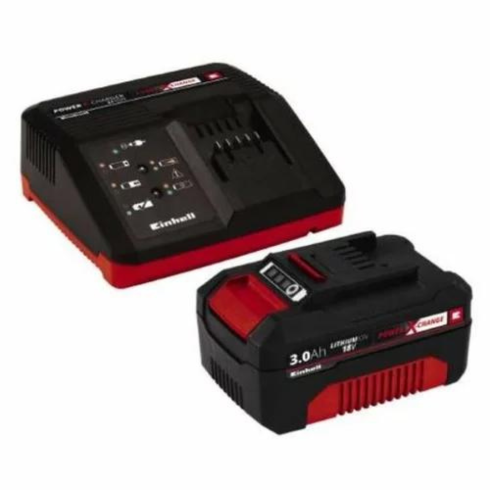 Einhell Set brzi punjač i baterija Power-X-Change 18V 3.0Ah Starter-Kit, 4512041