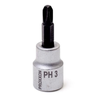 Proxxon - Nasadni odvijači Philips, prihvat 3/8'' - 50 mm PH 3 - 23596