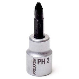 Proxxon - Nasadni odvijači Philips, prihvat 3/8'' - 50 mm PH 2 - 23595