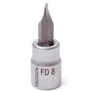 Proxxon - Nasadni odvijači-ravni, prihvat 3/8'' - 50 mm, FD 8mm - 23593