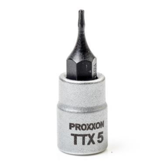 Proxxon - Nasadni odvijač, prihvat 1/4" TTX -33 mm TTX 5 - 23755