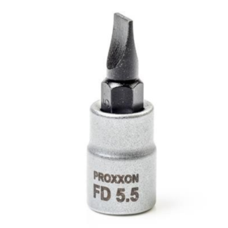 PROXXON - Nasadni odvijači ravni, prihvat-1/4'' 33 mm, FD 5,5mm - 23739