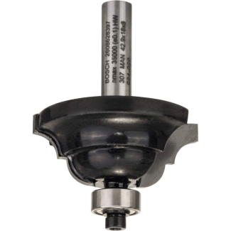 Bosch - Profilno glodalo D, 8 mm, R1 6,3 mm, B 15 mm, L 18 mm, G 60 mm - 2608628397