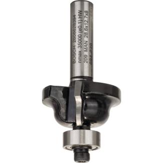 Bosch - Profilno glodalo B 8 mm, R1 4 mm, B 8 mm, L 12,4 mm, G 54 mm - 2608628394