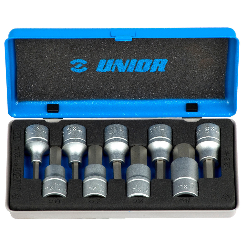 Unior - Ključevi nasadni sa TX; PH i imbus profilom, prihvat 1/2", u metalnoj kutiji, 192/13 - 603658