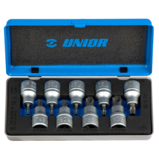 Unior - Ključevi nasadni sa TX profilom, prihvat 1/2", u metalnoj kutiji, 192/12 - 603657