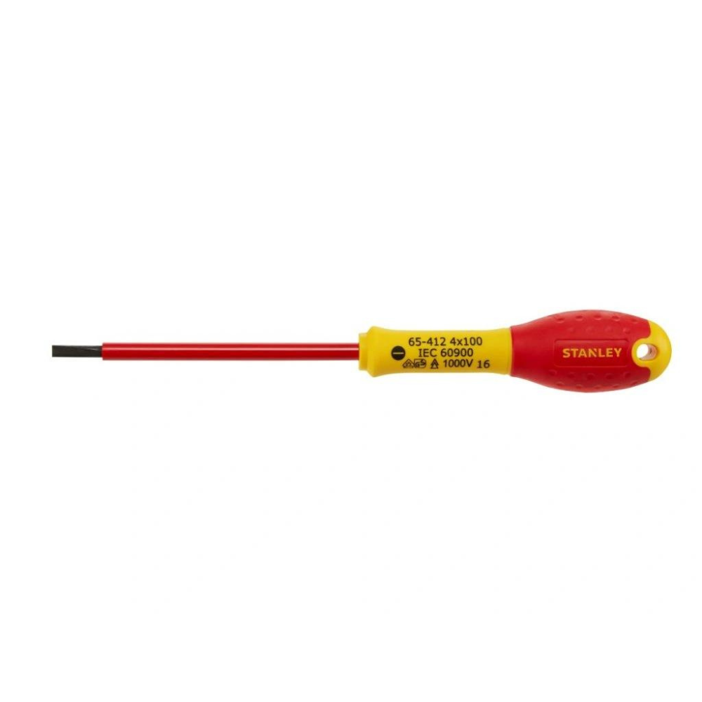 Stanley - Odvijač FM izolovani ravni 4 x 100 mm - 0-65-412