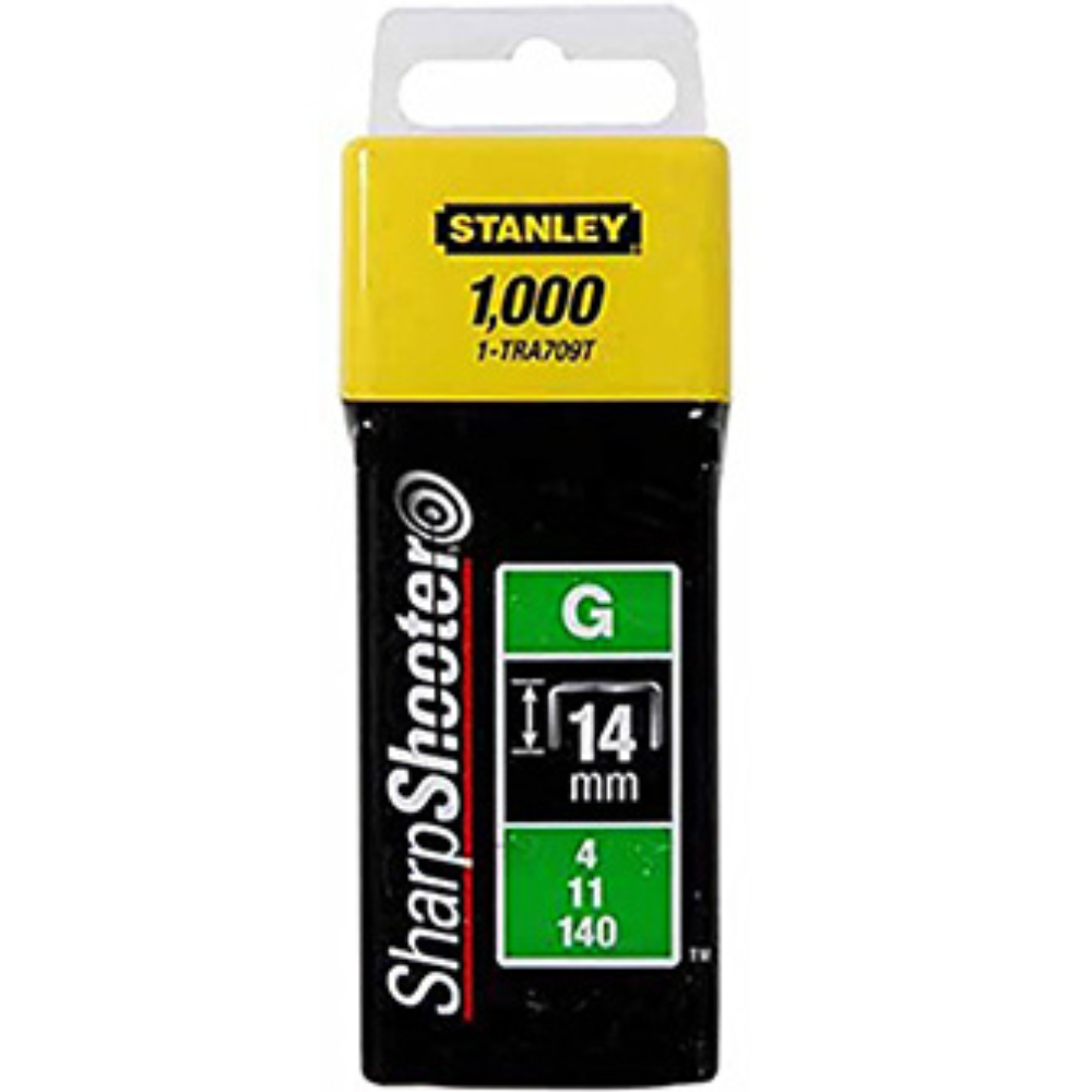 STANLEY - Klemerice, tip G, 14 mm, 1000kom - 1-TRA709T