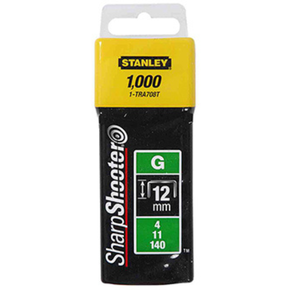 STANLEY - Klemerice, tip G, 12 mm, 1000kom - 1-TRA708T