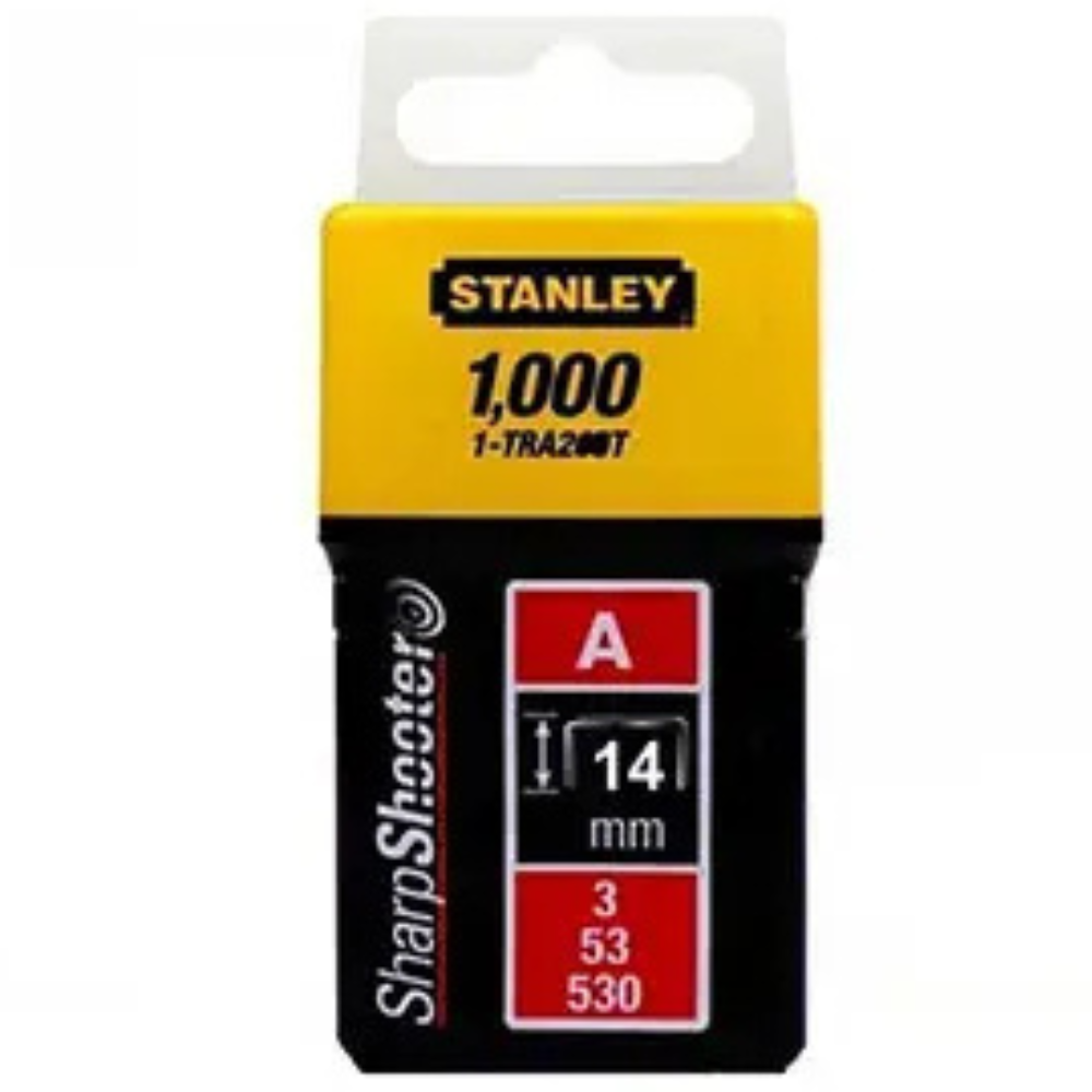 STANLEY - Klemerice, tip A, 53, 14 mm, 1000kom - 1-TRA209T