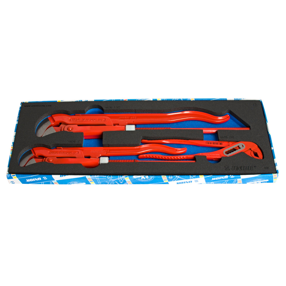 Unior - Set klešta za cevi u kartonskoj kutiji 400 - 612599