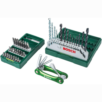 Bosch - 15-delni mešani set burgija + 25-delni set bitova odvrtača + alat na sklapanje za unutrašnji šestougaoni prihvat - 2607017333