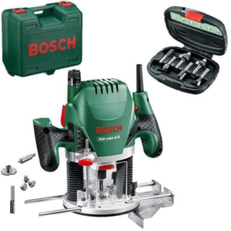 Bosch Električna glodalica za drvo POF 1400 ACE + set glodala 6 kom., 060326C801