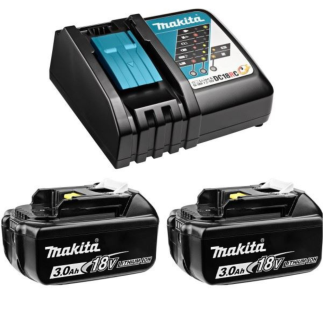 Makita set baterija i punjača 2x3.0 Ah BL1830B baterija + punjač DC18RC - set 7