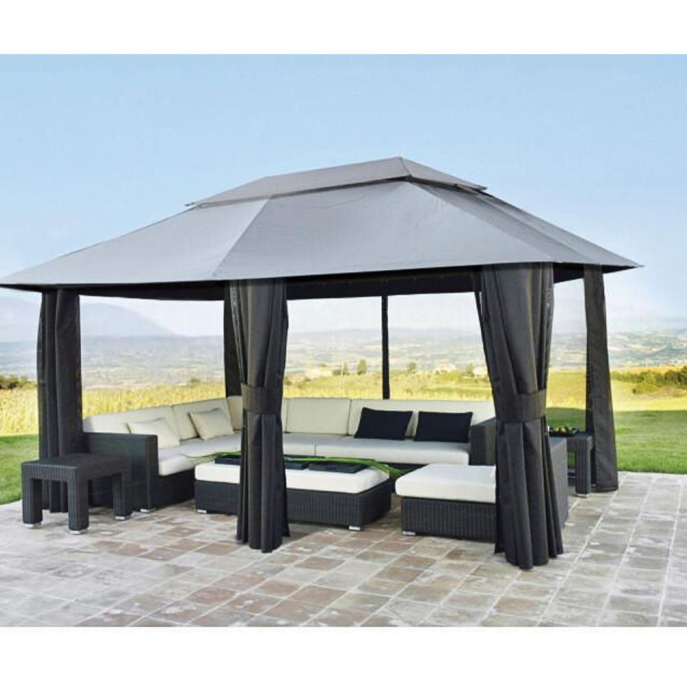 Green bay - Metalna Gazebo tenda Belize - siva - 055682