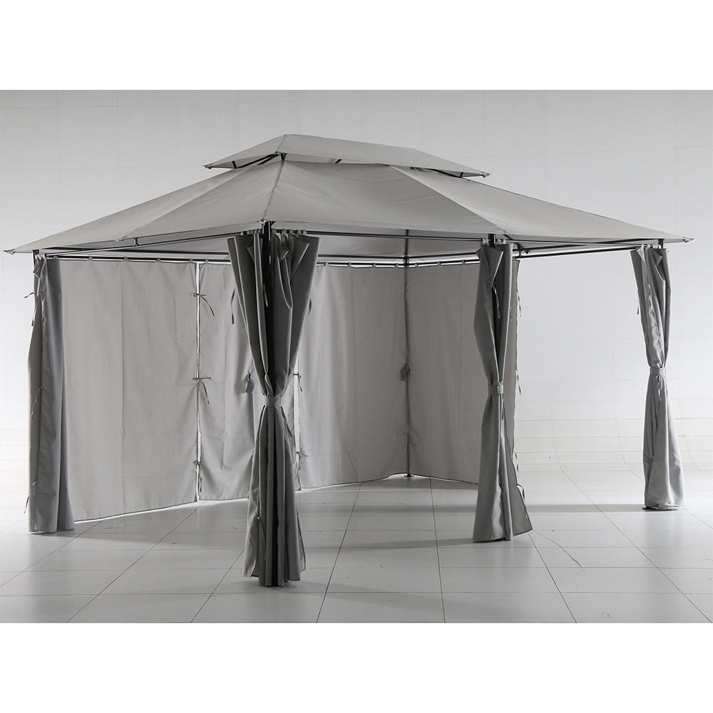 Green bay - Metalna Gazebo tenda Belize - siva - 055682