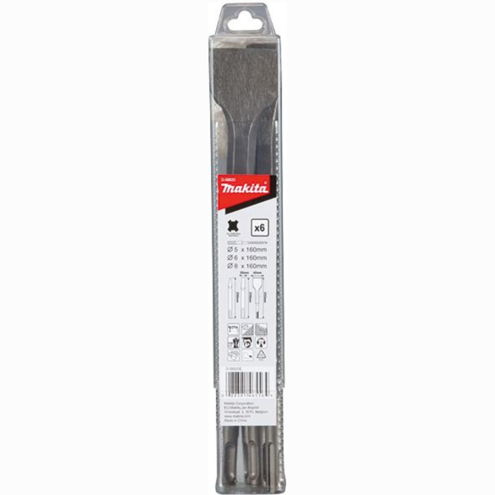 Makita - SDS-Plus burgija i dleto od 6 komada - D-58920