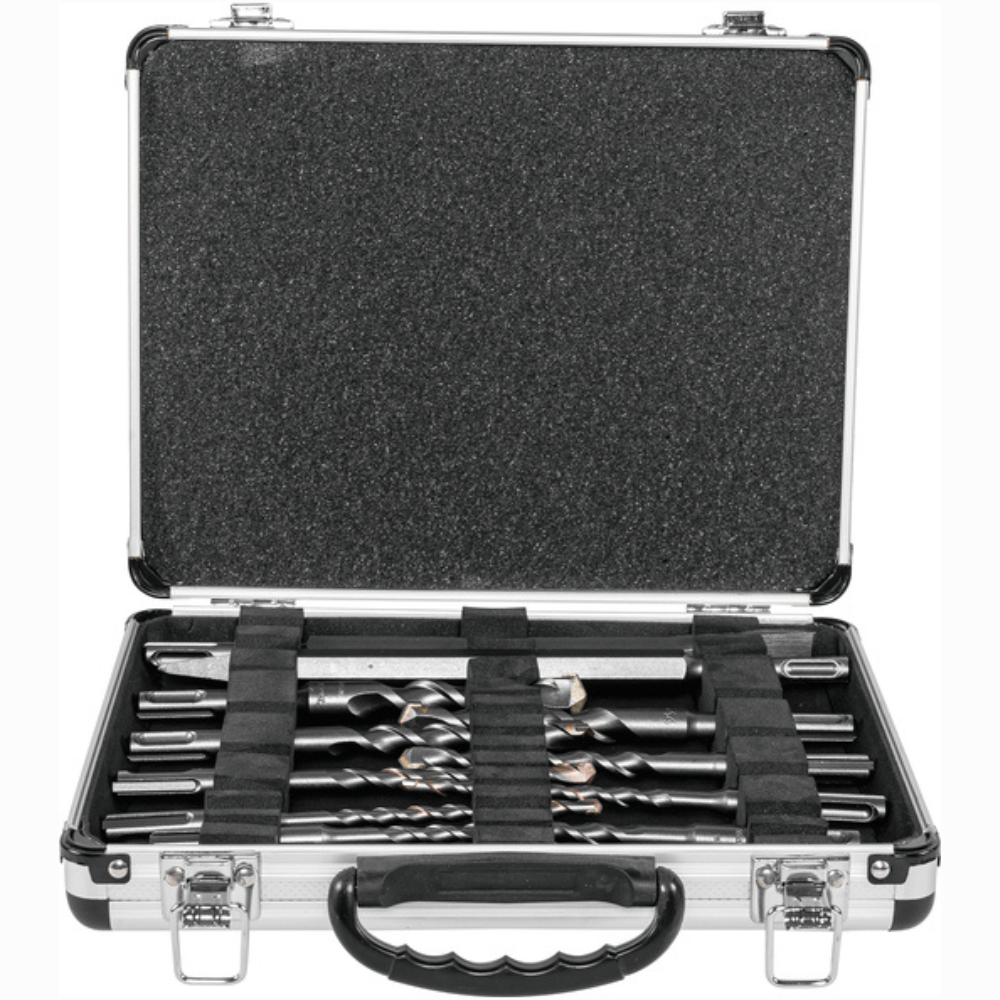 Makita - SDS-Plus burgija i dleta - aluminijumski kofer - 13 delova komplet - D-20111