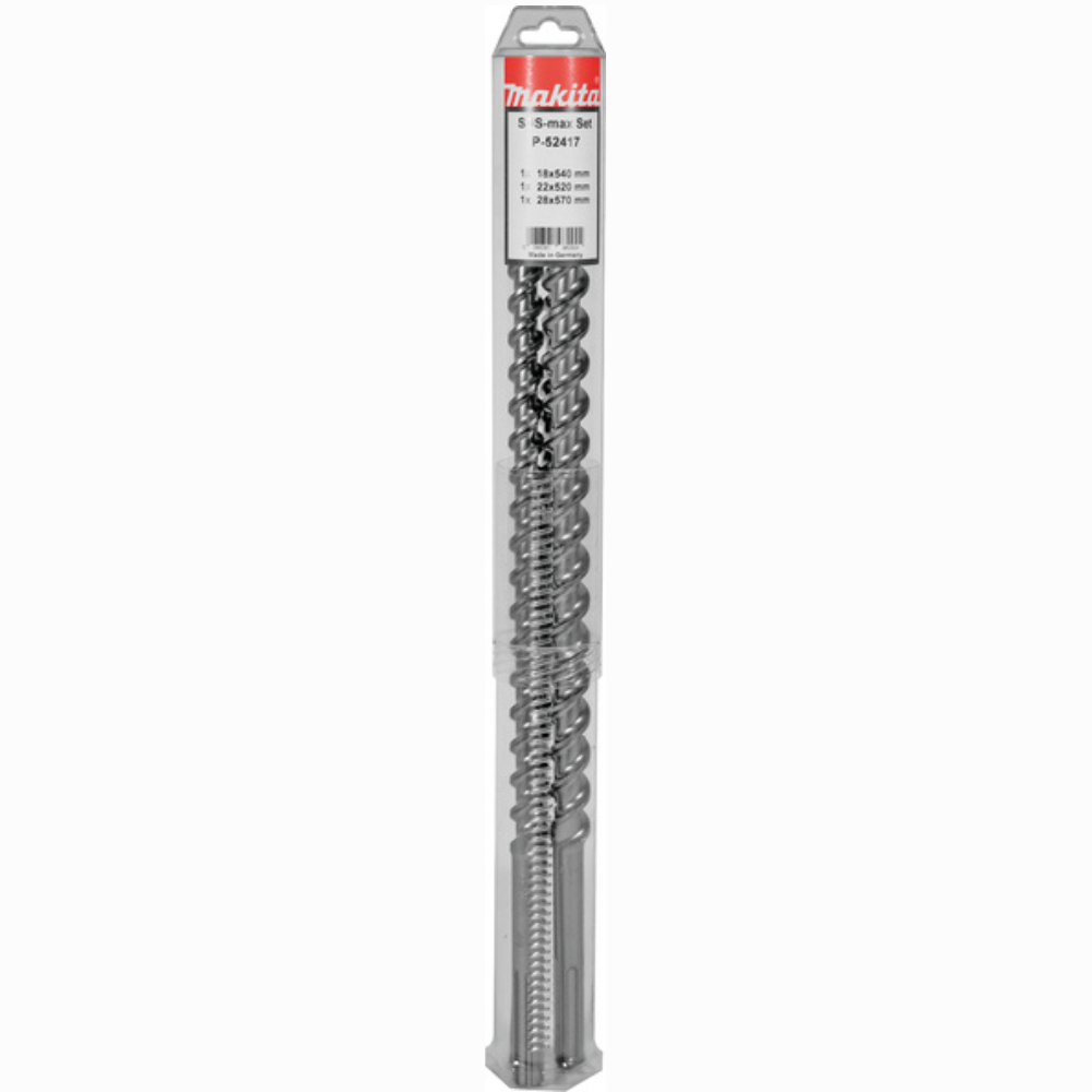 Makita - SDS-MAX MAK4 burgije i dleta komplet od 5 komada - P-52445