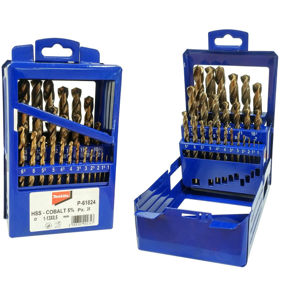 Makita - Co burgija komplet, 25 kom. - P-61824-25