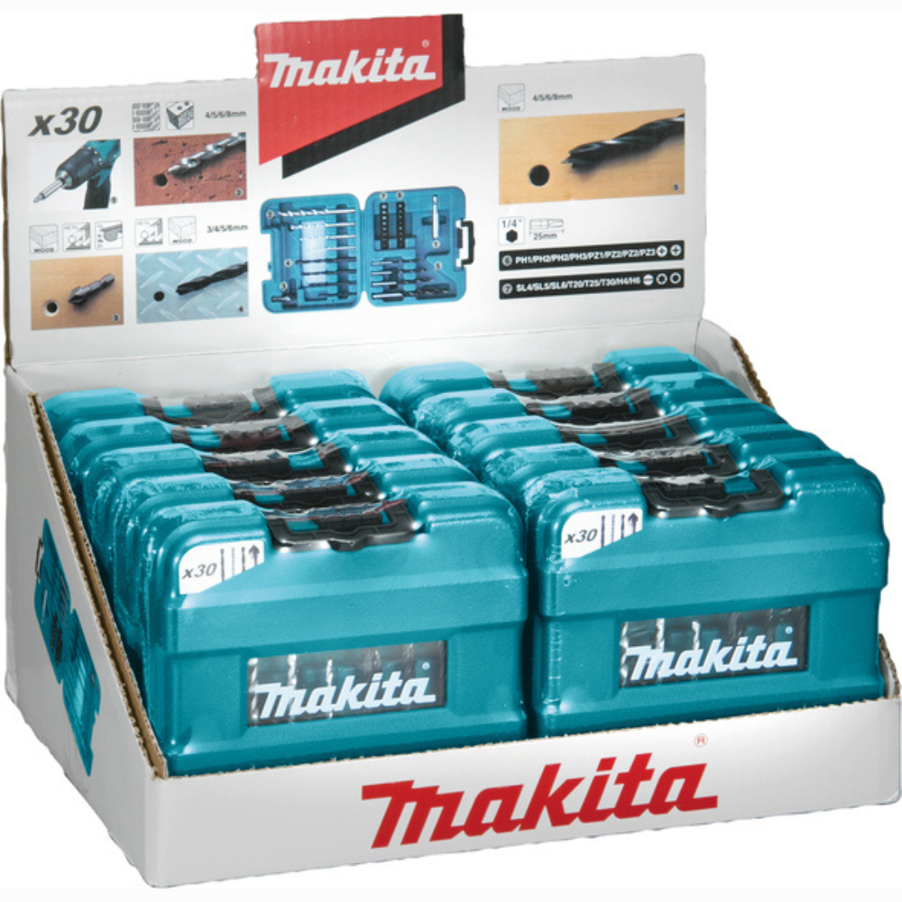Makita - 30 kom mešoviti set nastavaka - D-47204-10