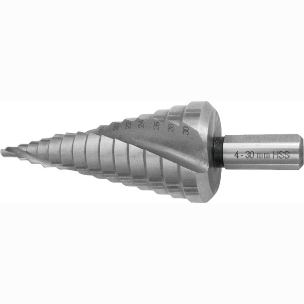 Makita - Stepenaste burgije HSS-G sa spiralnim žljebom Ø 4-30 mm - P-69917